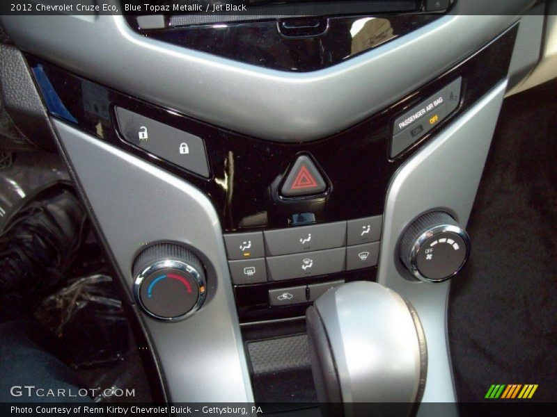 Blue Topaz Metallic / Jet Black 2012 Chevrolet Cruze Eco