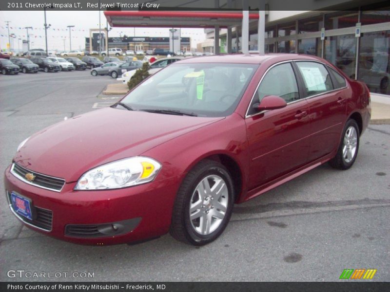 Red Jewel Tintcoat / Gray 2011 Chevrolet Impala LT