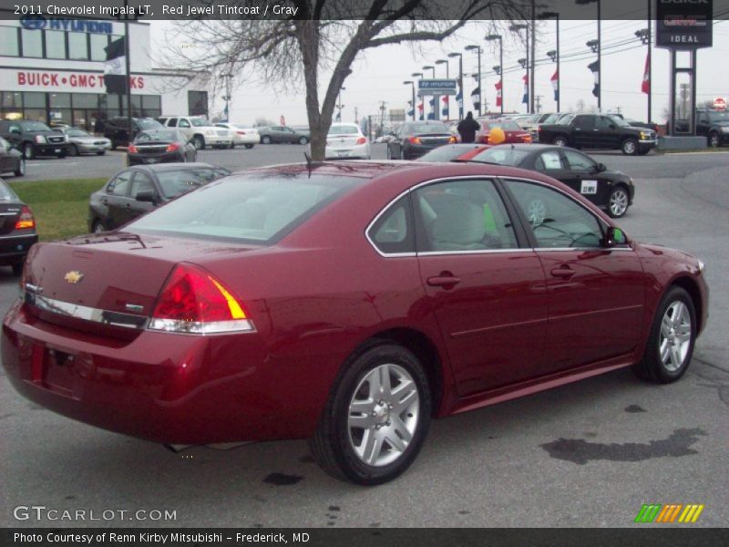 Red Jewel Tintcoat / Gray 2011 Chevrolet Impala LT