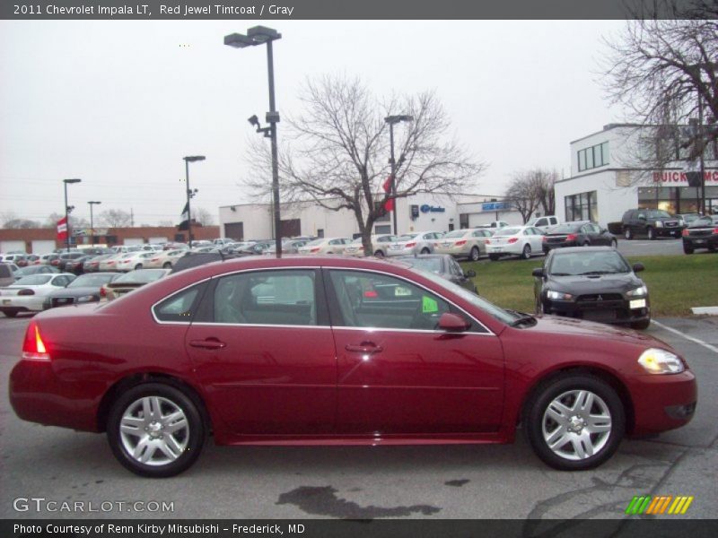 Red Jewel Tintcoat / Gray 2011 Chevrolet Impala LT