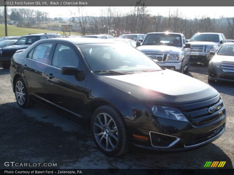 Black / Charcoal Black 2012 Ford Fusion SEL V6
