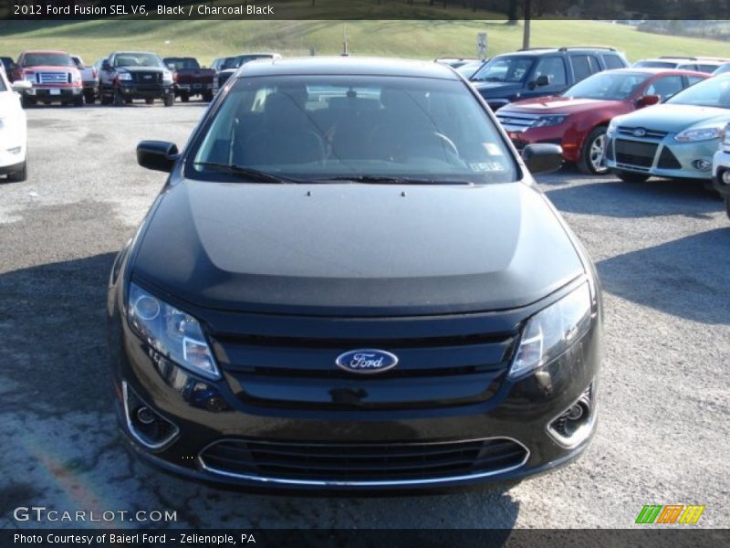 Black / Charcoal Black 2012 Ford Fusion SEL V6