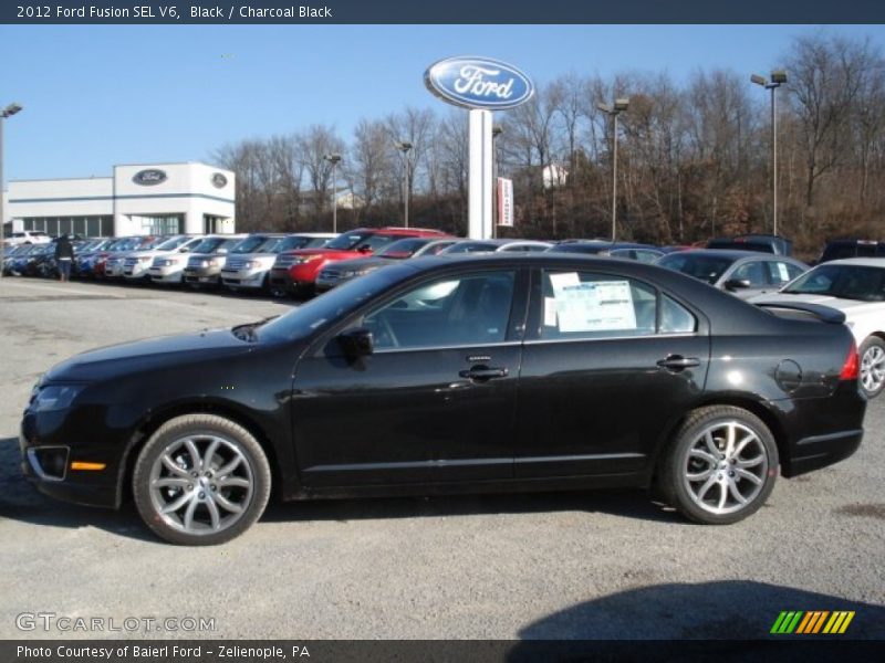 Black / Charcoal Black 2012 Ford Fusion SEL V6