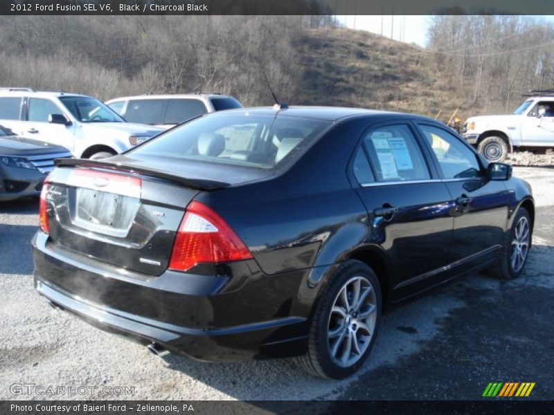 Black / Charcoal Black 2012 Ford Fusion SEL V6