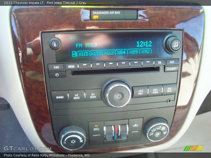 Red Jewel Tintcoat / Gray 2011 Chevrolet Impala LT
