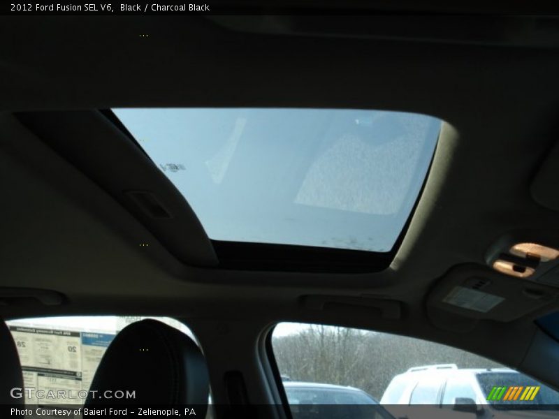 Black / Charcoal Black 2012 Ford Fusion SEL V6