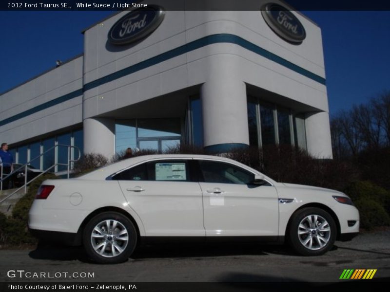 White Suede / Light Stone 2012 Ford Taurus SEL