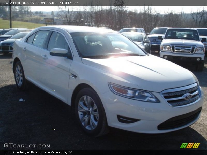 White Suede / Light Stone 2012 Ford Taurus SEL