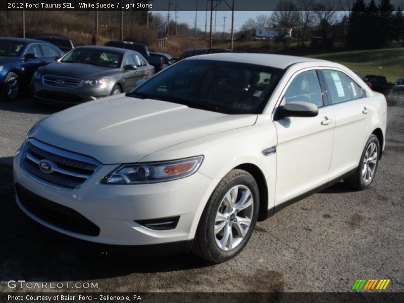White Suede / Light Stone 2012 Ford Taurus SEL
