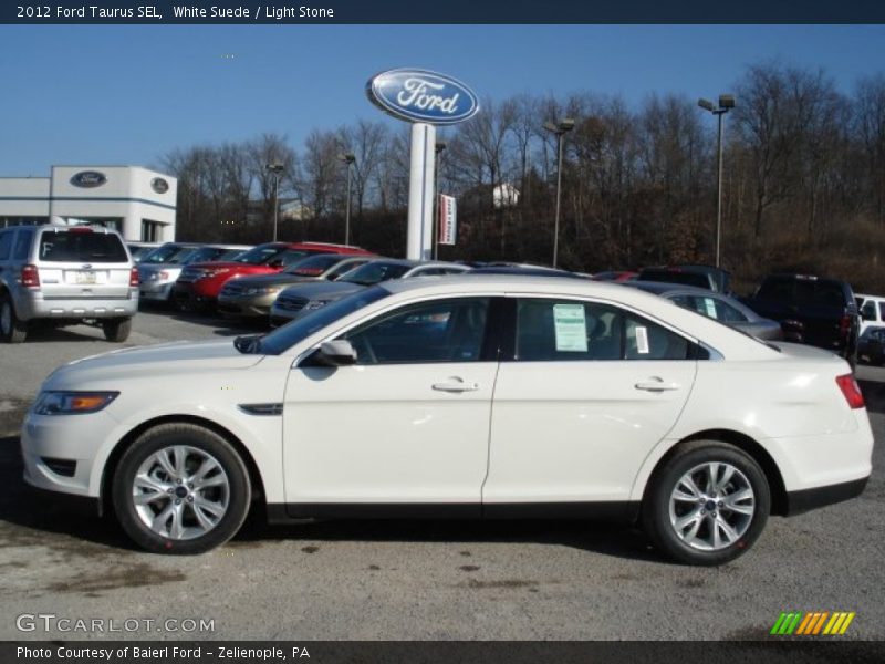 White Suede / Light Stone 2012 Ford Taurus SEL