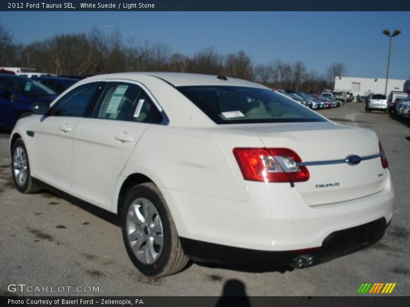 White Suede / Light Stone 2012 Ford Taurus SEL