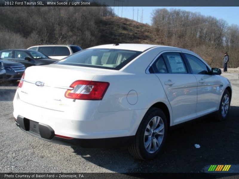 White Suede / Light Stone 2012 Ford Taurus SEL
