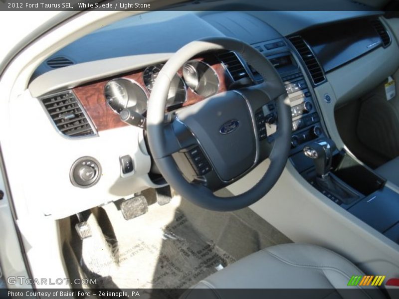 White Suede / Light Stone 2012 Ford Taurus SEL
