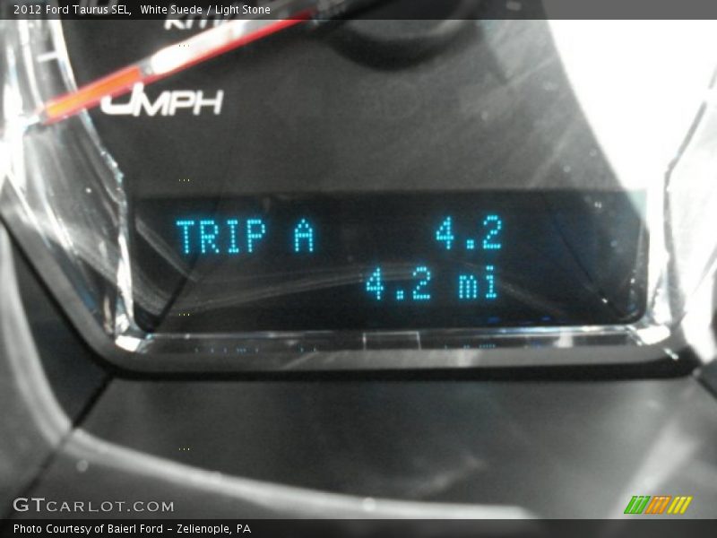 White Suede / Light Stone 2012 Ford Taurus SEL