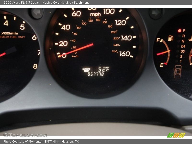 Naples Gold Metallic / Parchment 2000 Acura RL 3.5 Sedan