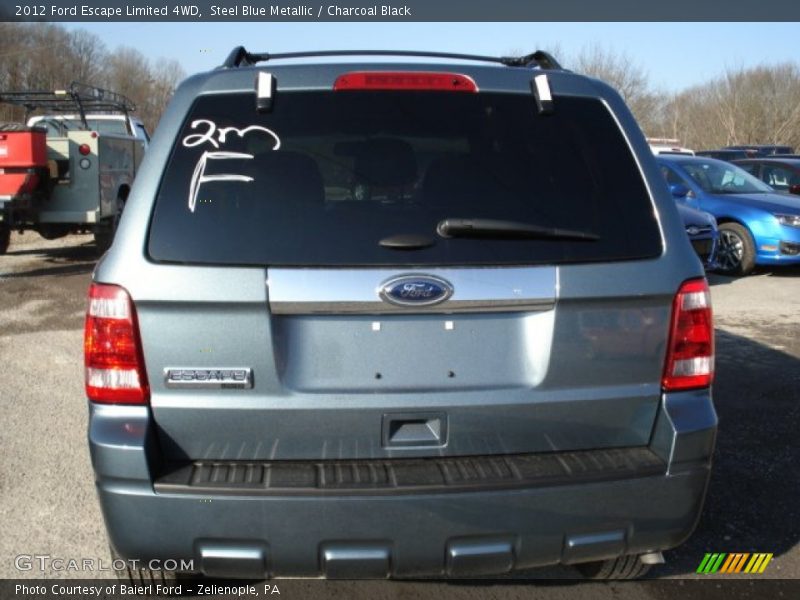 Steel Blue Metallic / Charcoal Black 2012 Ford Escape Limited 4WD