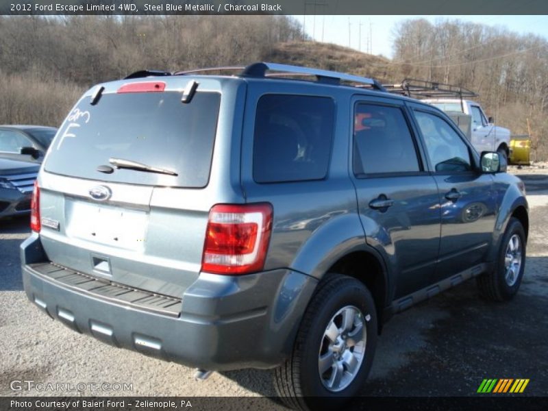 Steel Blue Metallic / Charcoal Black 2012 Ford Escape Limited 4WD