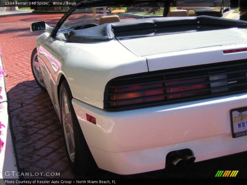 White / Beige 1994 Ferrari 348 Spider