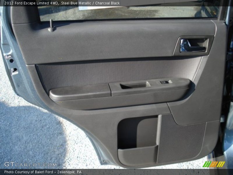 Steel Blue Metallic / Charcoal Black 2012 Ford Escape Limited 4WD