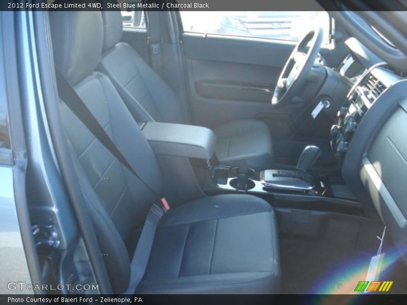 Steel Blue Metallic / Charcoal Black 2012 Ford Escape Limited 4WD