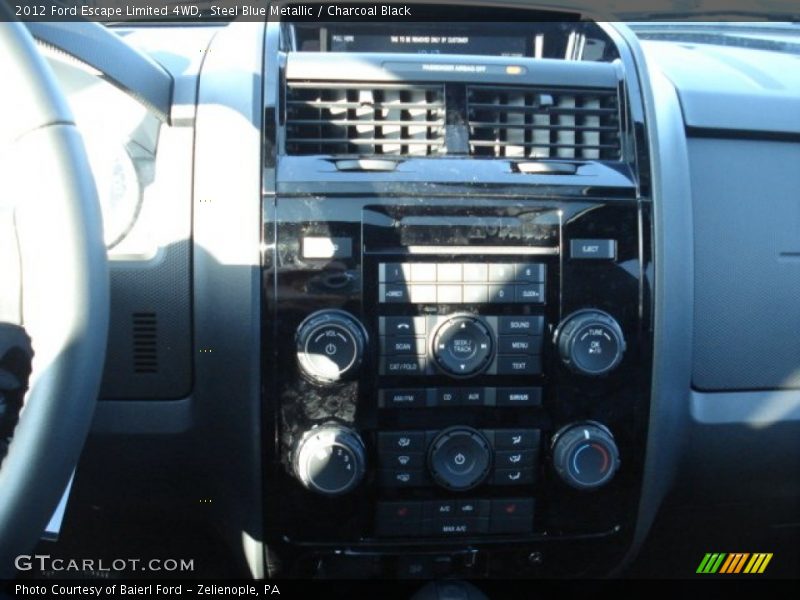 Steel Blue Metallic / Charcoal Black 2012 Ford Escape Limited 4WD