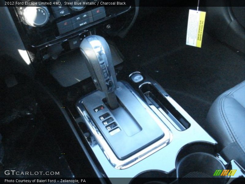 Steel Blue Metallic / Charcoal Black 2012 Ford Escape Limited 4WD