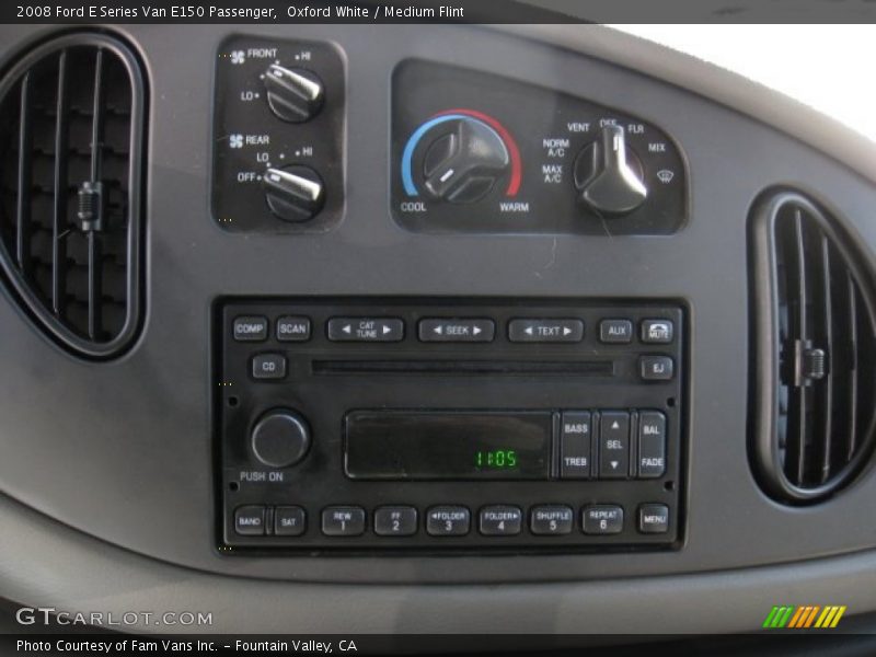 Oxford White / Medium Flint 2008 Ford E Series Van E150 Passenger