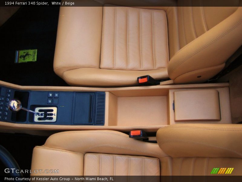 White / Beige 1994 Ferrari 348 Spider