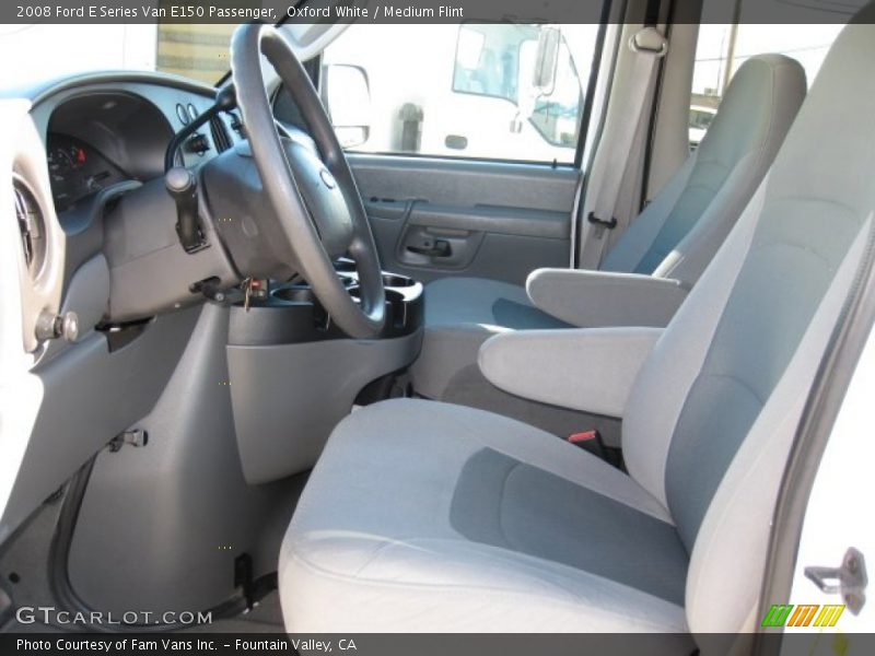 Oxford White / Medium Flint 2008 Ford E Series Van E150 Passenger