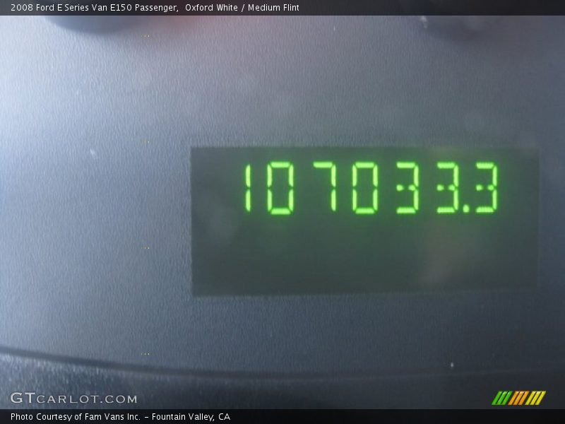 Oxford White / Medium Flint 2008 Ford E Series Van E150 Passenger