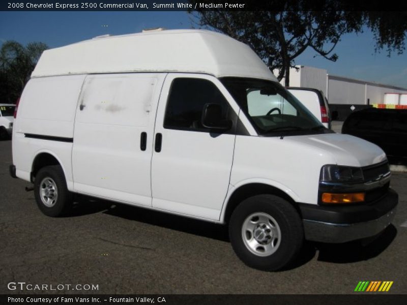 Summit White / Medium Pewter 2008 Chevrolet Express 2500 Commercial Van
