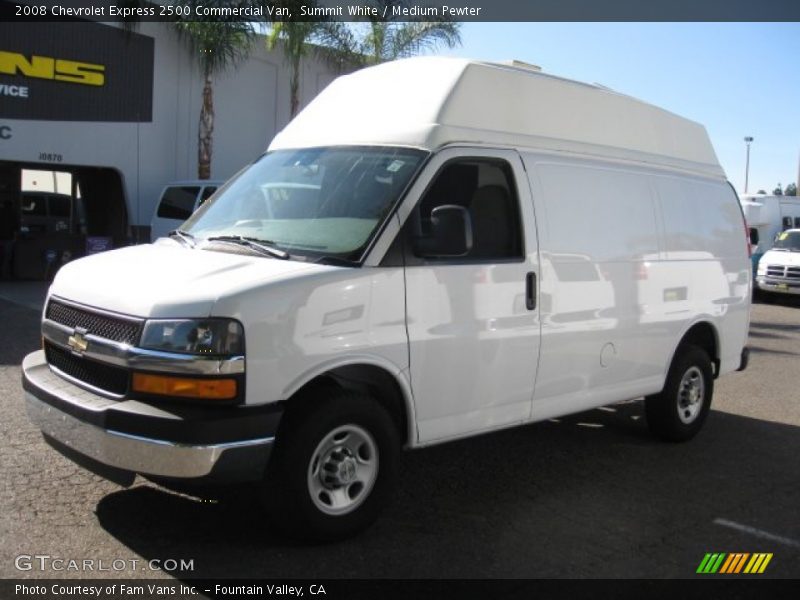 Summit White / Medium Pewter 2008 Chevrolet Express 2500 Commercial Van