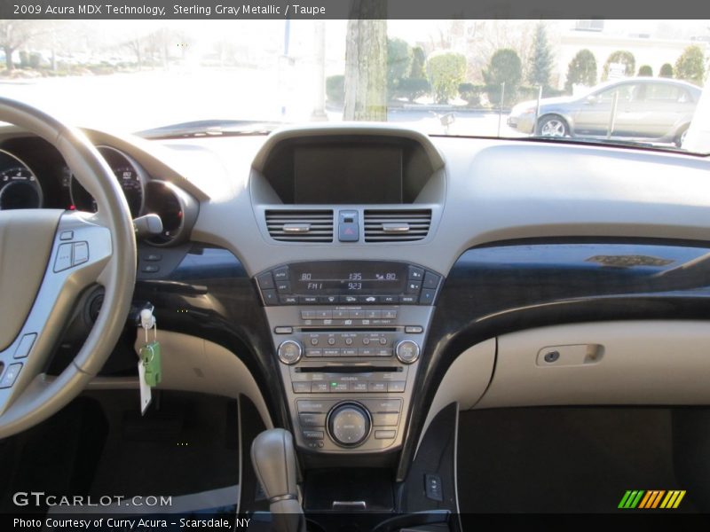 Sterling Gray Metallic / Taupe 2009 Acura MDX Technology
