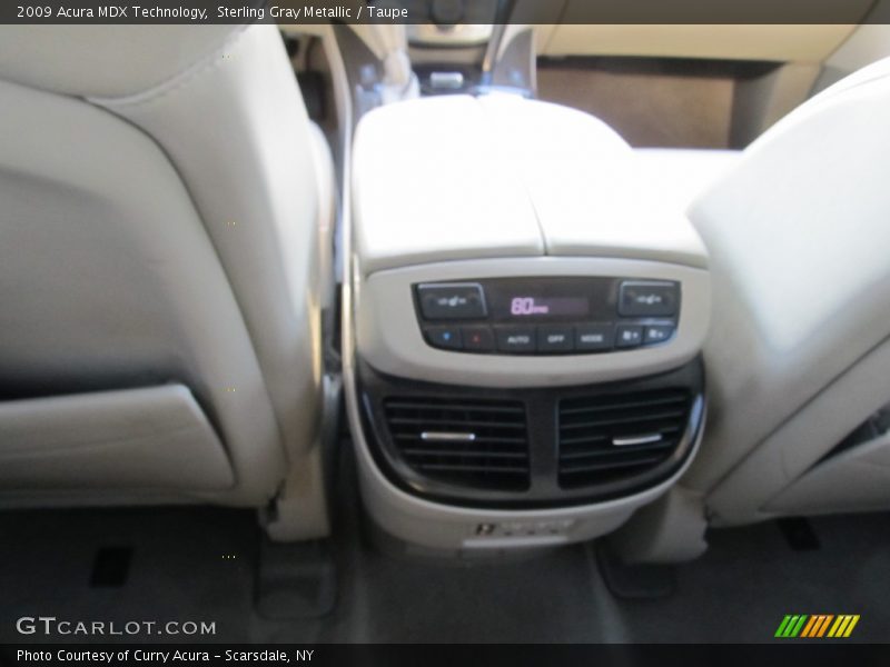 Sterling Gray Metallic / Taupe 2009 Acura MDX Technology