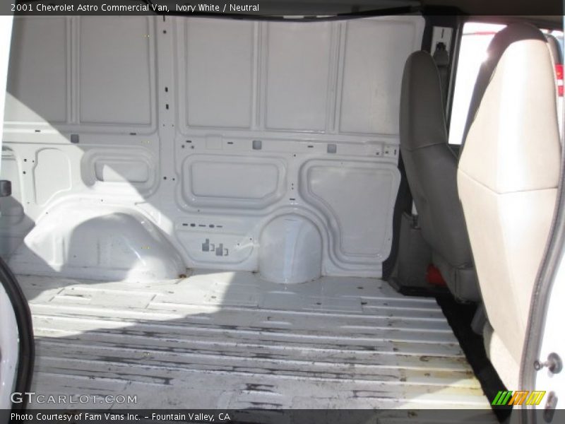 Ivory White / Neutral 2001 Chevrolet Astro Commercial Van