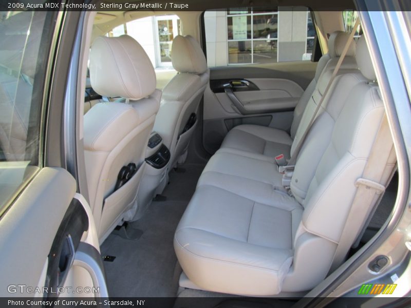 Sterling Gray Metallic / Taupe 2009 Acura MDX Technology