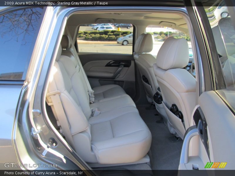 Sterling Gray Metallic / Taupe 2009 Acura MDX Technology