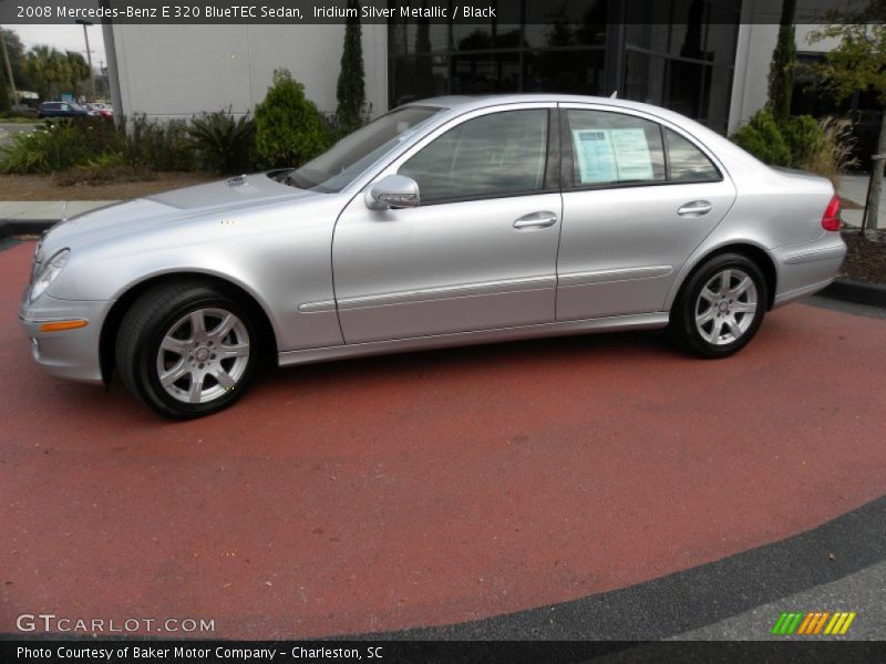 Iridium Silver Metallic / Black 2008 Mercedes-Benz E 320 BlueTEC Sedan