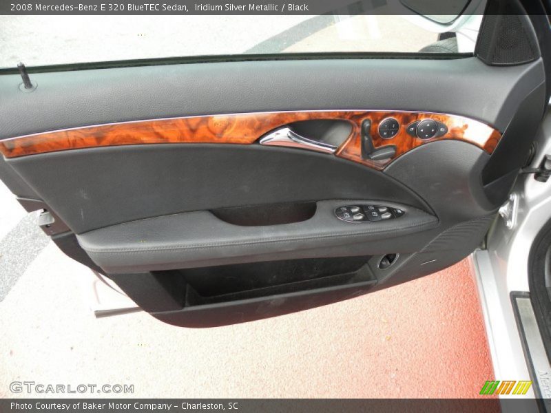 Iridium Silver Metallic / Black 2008 Mercedes-Benz E 320 BlueTEC Sedan