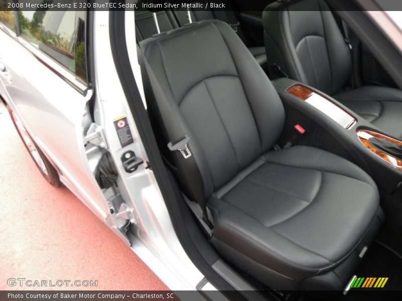 Iridium Silver Metallic / Black 2008 Mercedes-Benz E 320 BlueTEC Sedan