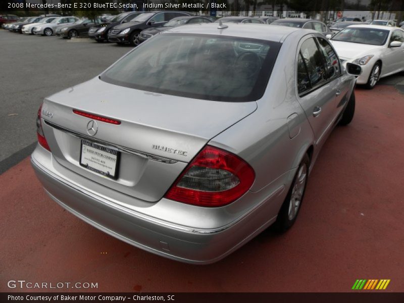 Iridium Silver Metallic / Black 2008 Mercedes-Benz E 320 BlueTEC Sedan