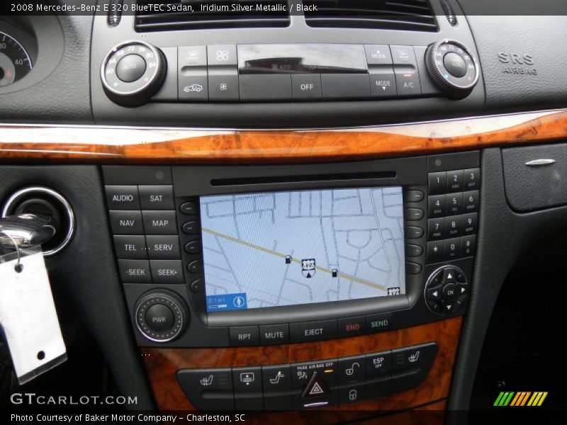 Iridium Silver Metallic / Black 2008 Mercedes-Benz E 320 BlueTEC Sedan