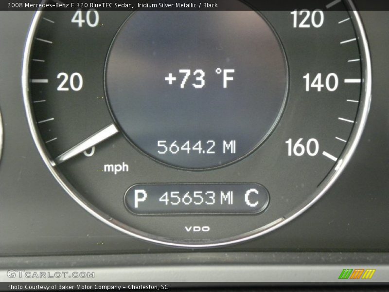 Iridium Silver Metallic / Black 2008 Mercedes-Benz E 320 BlueTEC Sedan