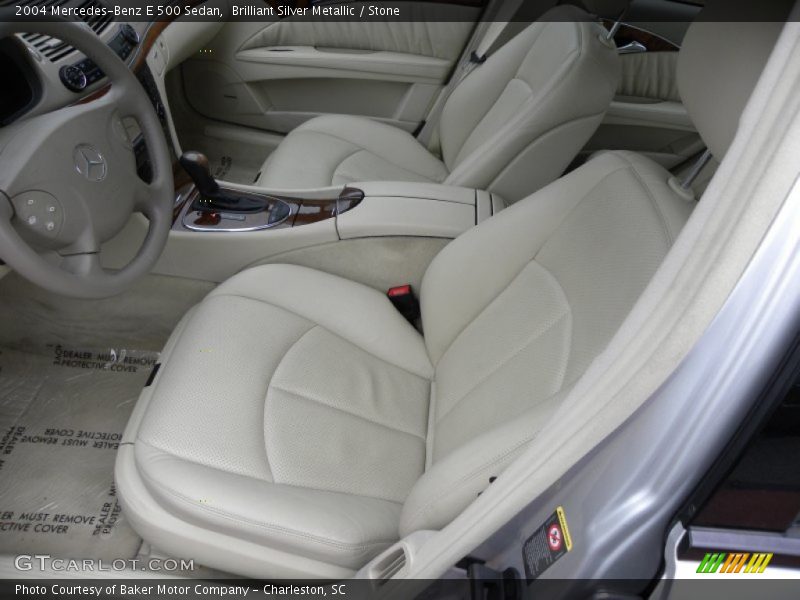 Brilliant Silver Metallic / Stone 2004 Mercedes-Benz E 500 Sedan