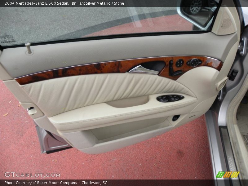 Brilliant Silver Metallic / Stone 2004 Mercedes-Benz E 500 Sedan