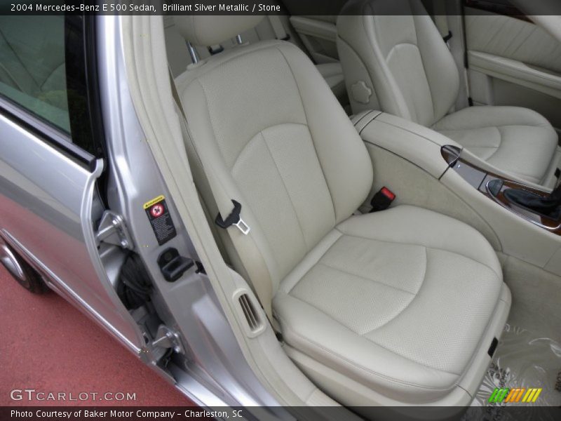 Brilliant Silver Metallic / Stone 2004 Mercedes-Benz E 500 Sedan