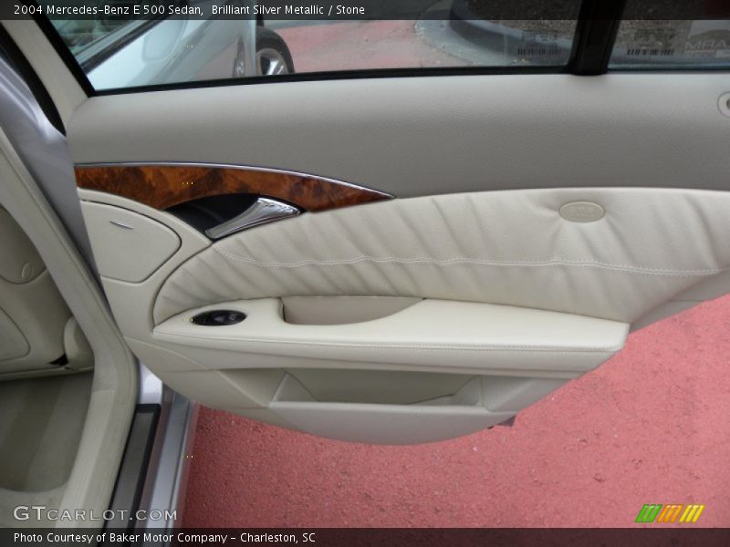 Brilliant Silver Metallic / Stone 2004 Mercedes-Benz E 500 Sedan