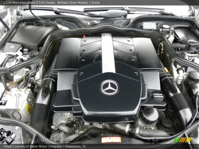 Brilliant Silver Metallic / Stone 2004 Mercedes-Benz E 500 Sedan