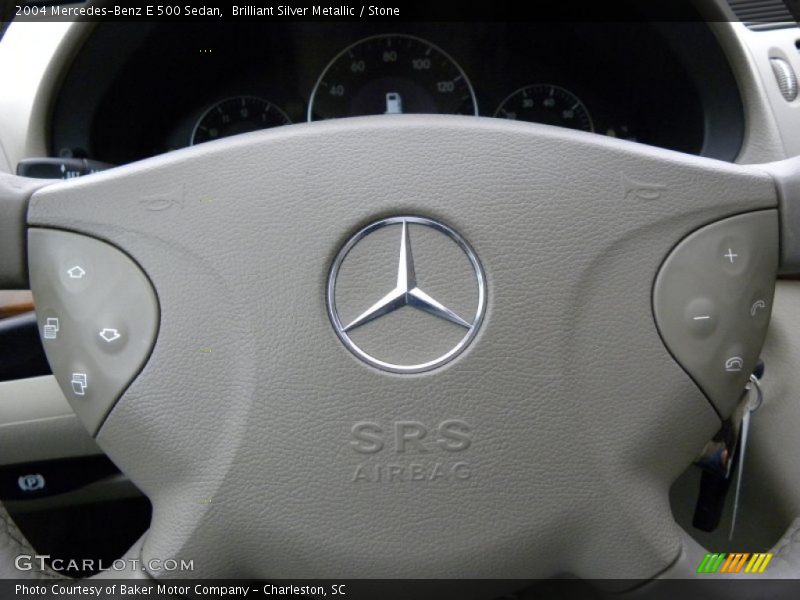 Brilliant Silver Metallic / Stone 2004 Mercedes-Benz E 500 Sedan