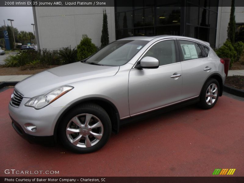 Liquid Platinum / Stone 2008 Infiniti EX 35 Journey AWD